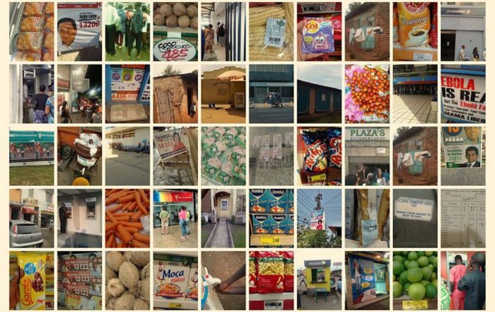 A collage of photos taken by Premise collectors