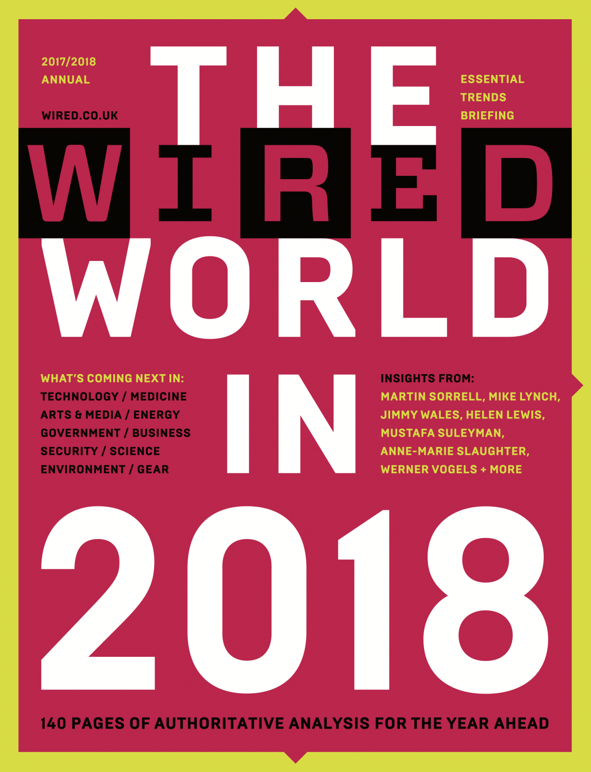 Cover of The Wired World in 2018