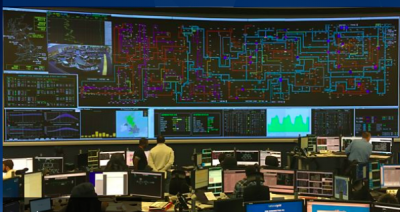 Image of inside National Grid's control room