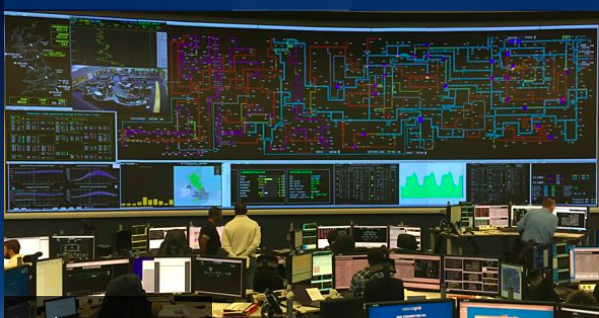 Image of inside National Grid's control room
