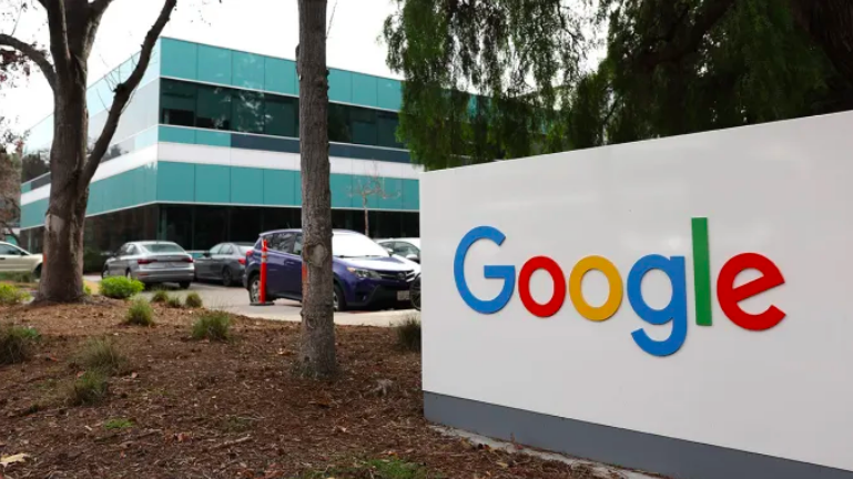 Google signage outside an office in the US